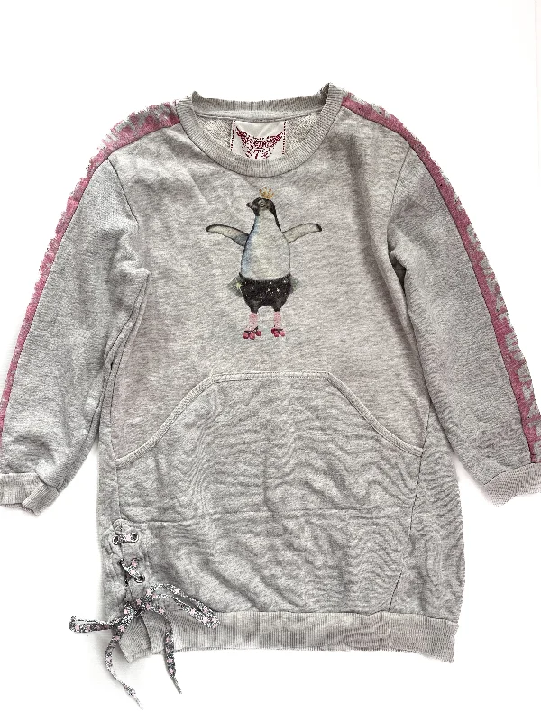 Paper wings organic sweatshirt dress (7Y)