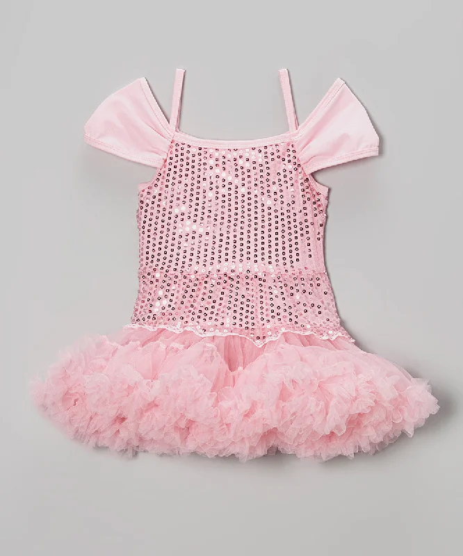 Pink Sequin Princess Dress