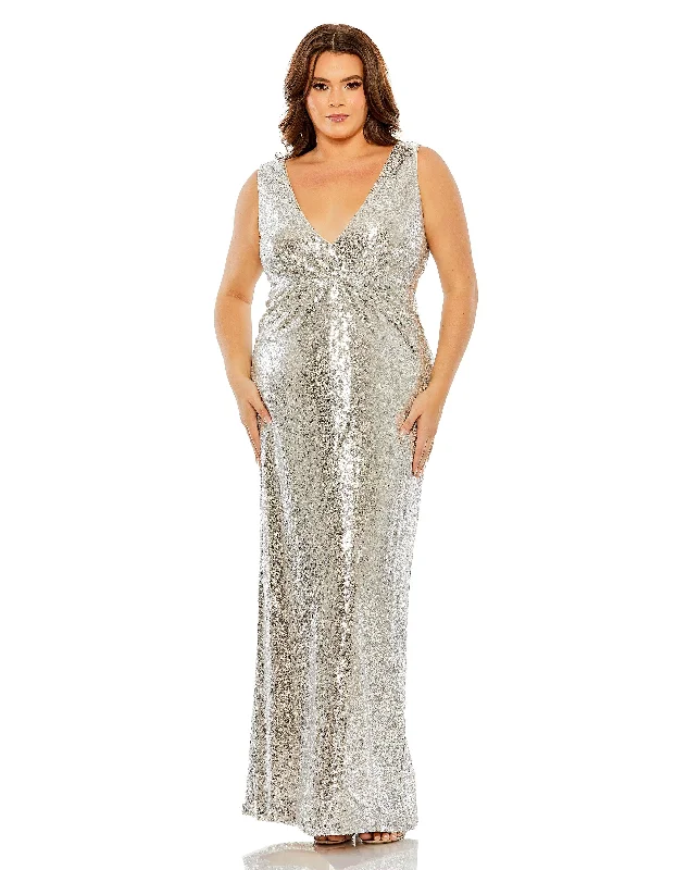 Mac Duggal 68538 Fabulouss Long Plus size Formal Dress